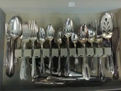Sterling Silver Plated Flatwares Prices depend upon silver spot price Not really complete set, but t...