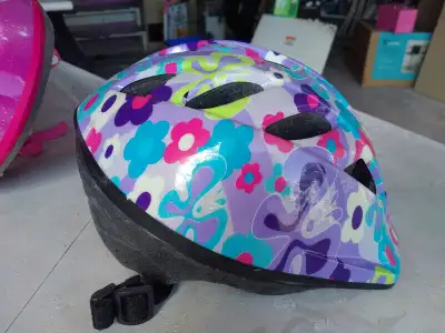 Kids bike helmets by Supercycle in excellent condition, View more