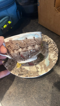 Olde English Countryside Tea Cup and Saucer