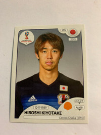 2018 PANINI FIFA WORLD CUP RUSSIA STICKER H. KIYOTAKE #665 JAPAN