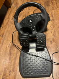  Steering wheel with paddle shifters, gas pedal and brake PS4/3