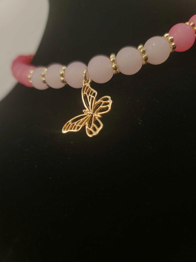 Pink Ombre Butterfly Necklace  in Jewellery & Watches in Brandon - Image 4