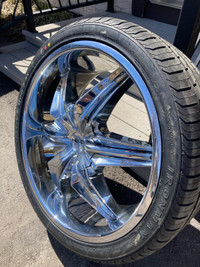 20 inch Chrome Rims like new 