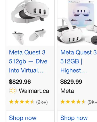 Brand new meta quest 3, never been used got for Christmas. OBO in Fort McMurray