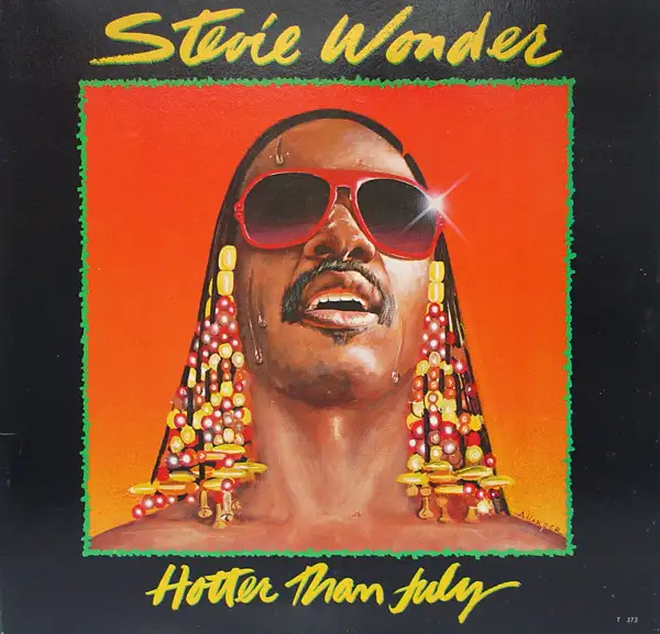 Stevie Wonder 1980 LP record album Hotter Than July vinyl