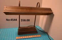 Lampe de table vintage industrielle en métal