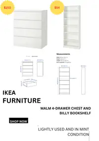 IKEA furniture for sale