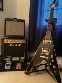 Gibson Flying V Pro T with Upgrades and OHSC
