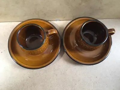 Coffee mug with saucer 2 sets, View more