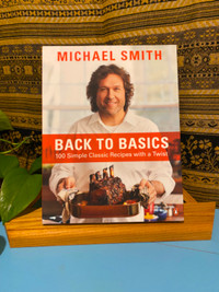 Autographed Chef Michael Smith ‘Back To Basics’ Cookbook