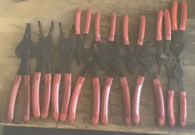 Retaining ring plier set., View more