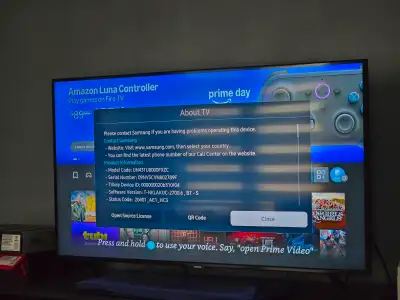 Samsung 43" TU8000 4K Crystal UHD Smart TV (UN43TU8000), View more