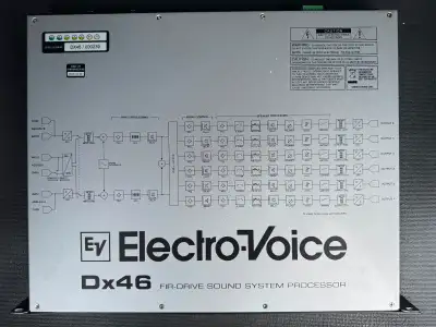 Electro-Voice Dx46 2-input 6-output DSP, View more