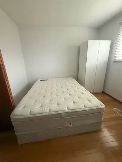 Mattress with box spring, View more