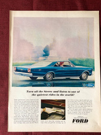 1966 Ford Galaxie 500 XL Original Ad