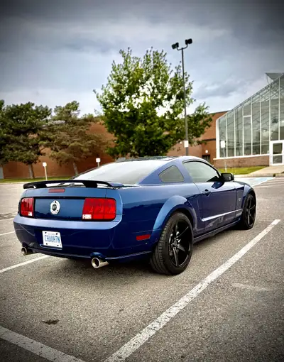 Ford mustang gt 2007 2nd owner Great car fun to drive Vossen cv3r wheels in a staggered setup X pipe...