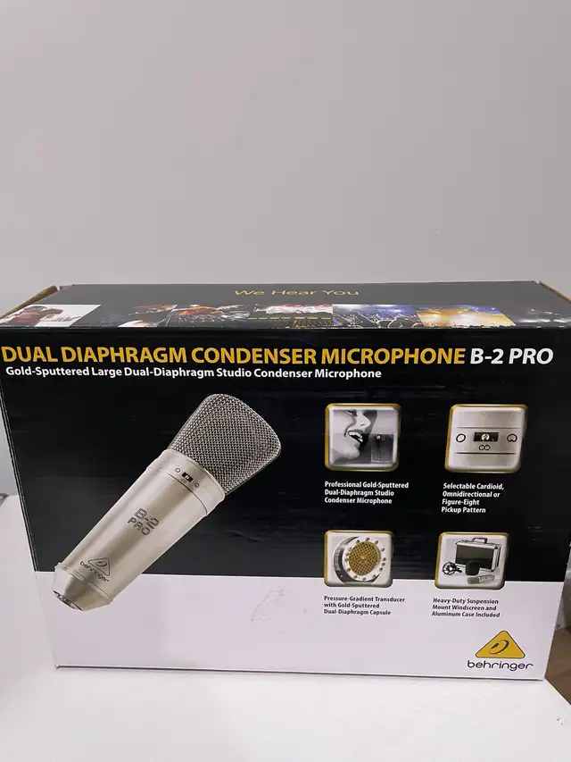 B-2 PRO Behringer microphone, brand new in Pro Audio & Recording Equipment in City of Toronto - Image 3