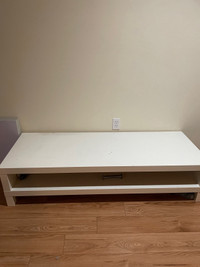  White IKEA TV stand