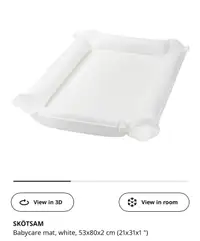 IKEA changing pad 