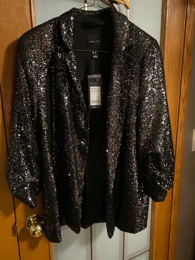 New sequin blazer, View more