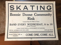 Vintage rare skating sign, offers?