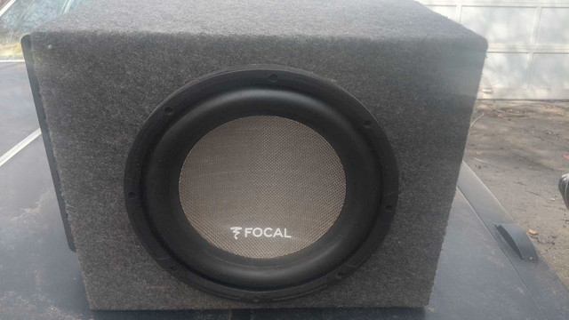 10" Focal Subwoofer W/ Boss Audio 600watt Amp +box*Brand New* in Audio & GPS in Edmonton - Image 2