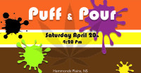 "Puff & Pour" 420 Friendly Paint Pouring Art Class
