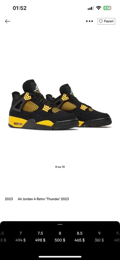 Air Jordan 4 Retro 'Thunder , View more