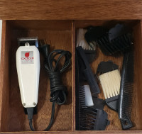Vintage Mohawk Electric Hair Clippers in Wood Box 