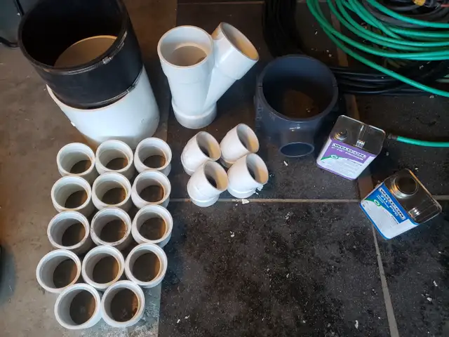 Sched 40 PVC pipe fittings in Plumbing, Sinks, Toilets & Showers in Calgary - Image 2