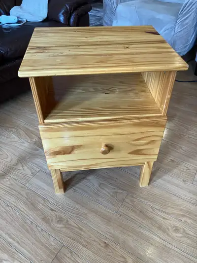 Wood Nightstand, View more