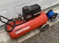 Craftsman Air Compressor With Hose and Reel