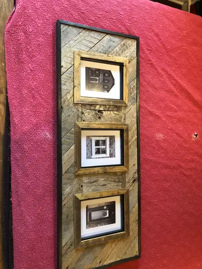 Large Rustic Reclaimed Wood Picture Frame, View more