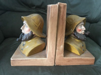 Nor'wester Ceramic Bookends