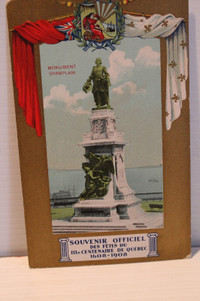 3 Cartes postales   Fêtes Tricentenaire  Ville QUEBEC 1908