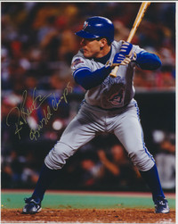 ORIGINAL ROB BUTLER SIGNED TORONTO BLUE JAYS 8" x 10" PHOTOGRAPH