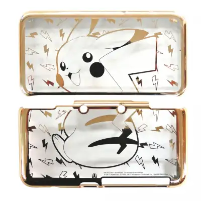 HORI Gold Pikachu Shell Case Cover Protector Nintendo New 2DS XL, View more