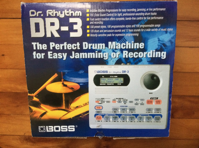 Boss Dr Rhythm drum machine in Drums & Percussion in Dartmouth