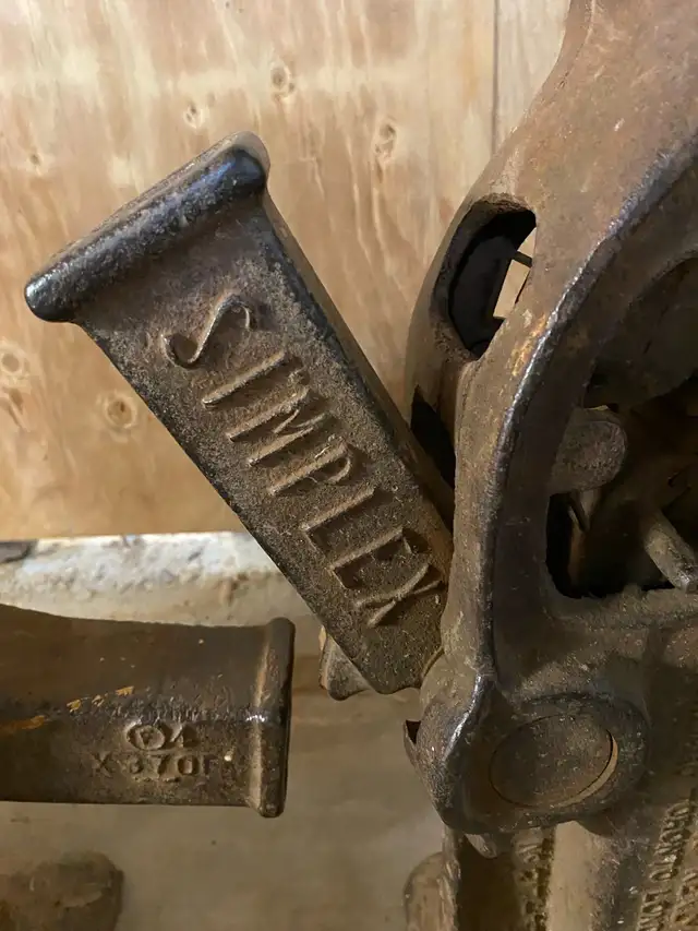 Vintage Duff/Simplex railroad jack62863739347587121