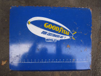 LARGE OLD METAL GOODYEAR SIGN