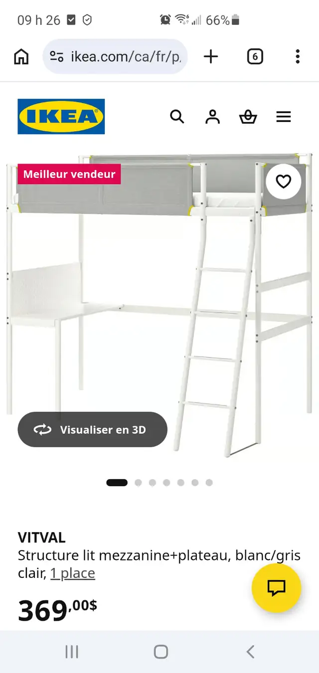 Lit superposé / lit mezzanine in Beds & Mattresses in Laval / North Shore - Image 4
