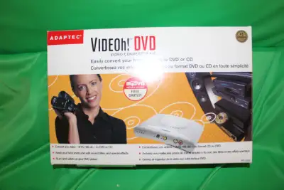 Adaptec VideoOh! capture device and programs, View more