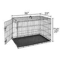 Wire dog crate
