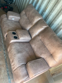 Power reclining loveseat