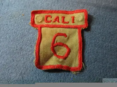 Appx. 2.25" x 1.75" & in very good condition, this no. 6 CALI SOCCER PATCH probably dates to t he 19...