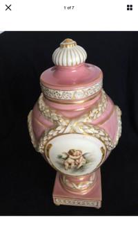 German KPM Porcelain urn Hermann Seger 19th century 