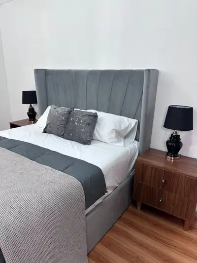 EVA Hydraulic Lift-Up Storage Bed – Premium Quality! Upgrade your bedroom with this luxurious velvet...