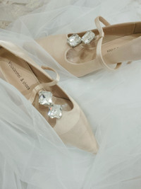 Luxury Wedding Shoes Vintage High Heel Shoes