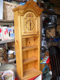 Wood Clock Shelf