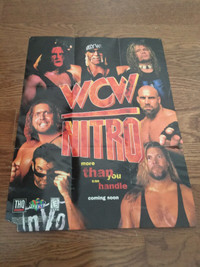 Vintage WCW Wrestling Nitro/Revenge Poster